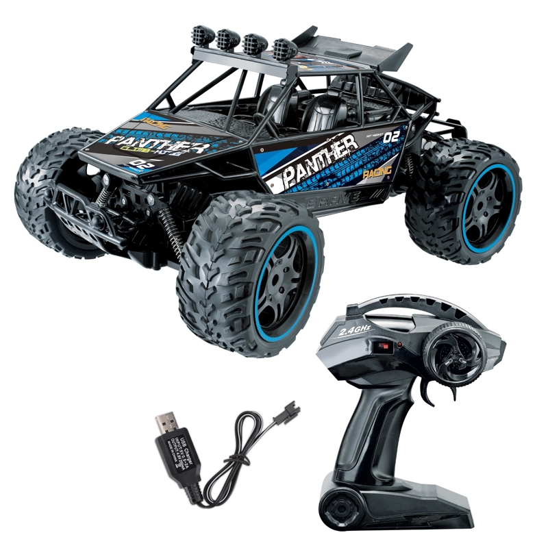 AUTO RC METALICO 1:10 4X4 PANTERA EXTREMA CON CONTROL 2.4 GHZ RECARGABLE - 1