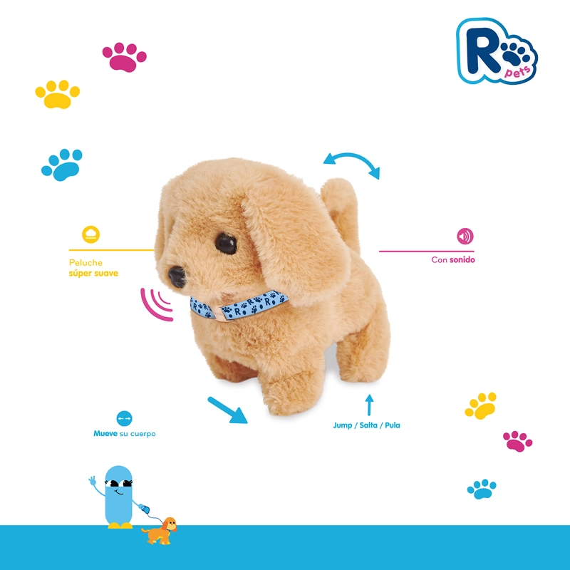 PELUCHE PERRITO INTERACTIVO MASCOTA CON SONIDO Y MOVIMIENTO - 4