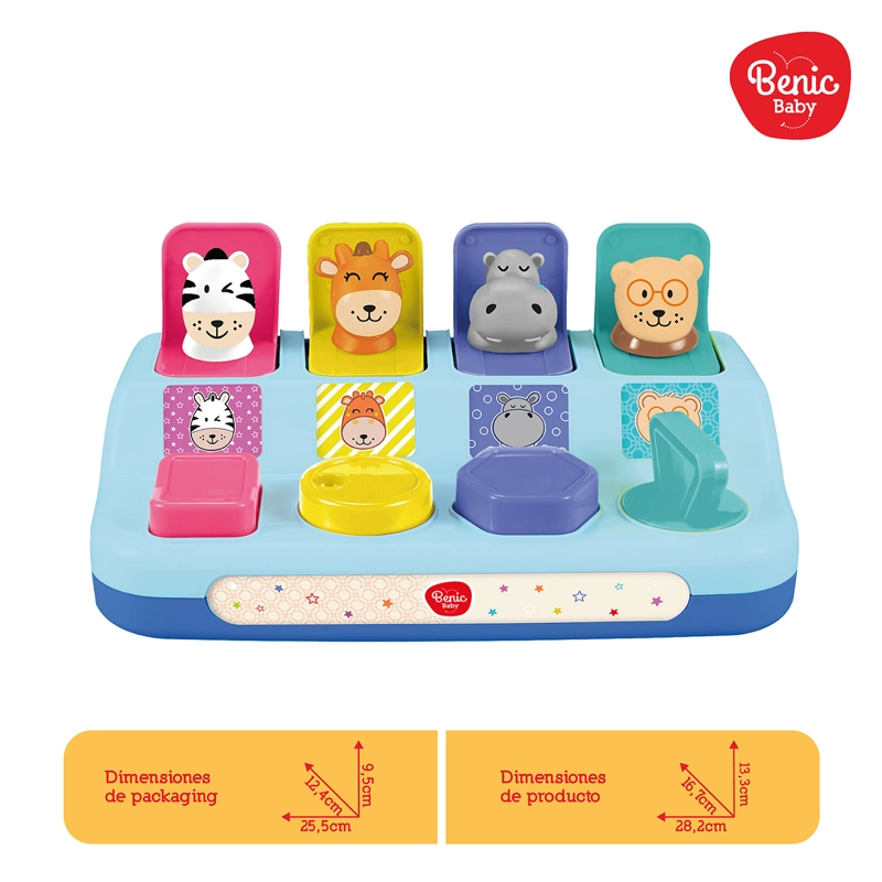 ANIMALES SALTARINES INTERACTIVOS CON BOTONES - 2