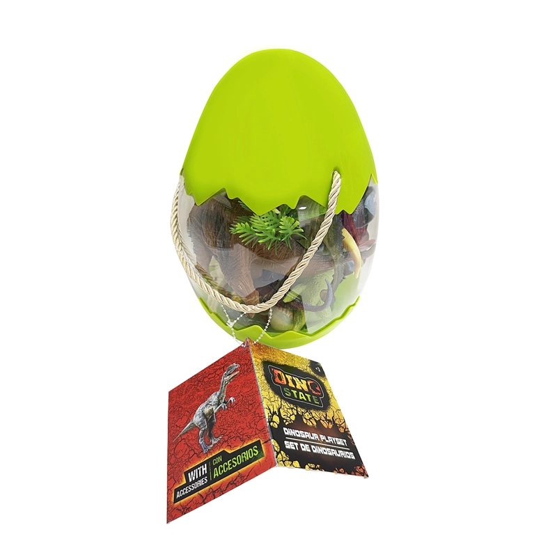 HUEVO SORPRESA CON DINOSAURIOS Y ACCESORIOS 16 CM - 3