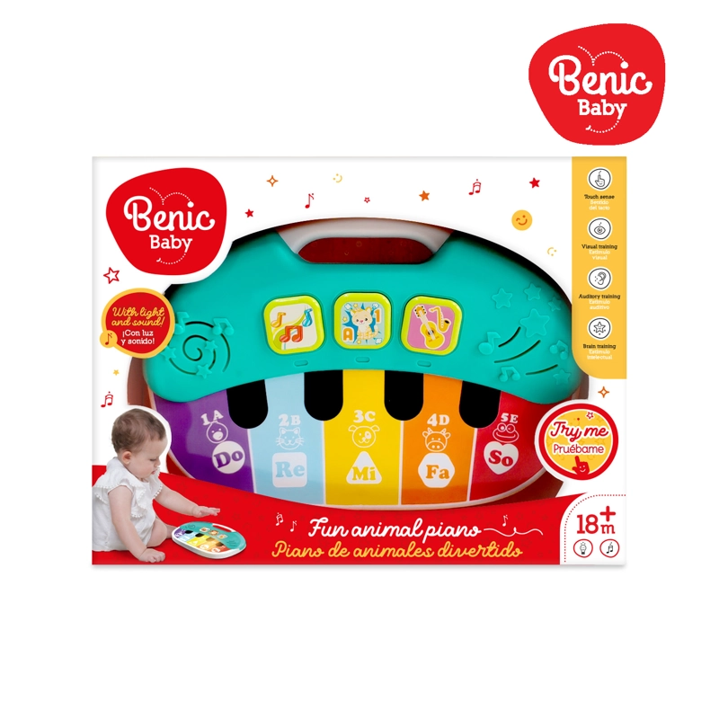 PIANO DE ANIMALES INFANTIL CON SONIDOS Y MELODIAS - 1