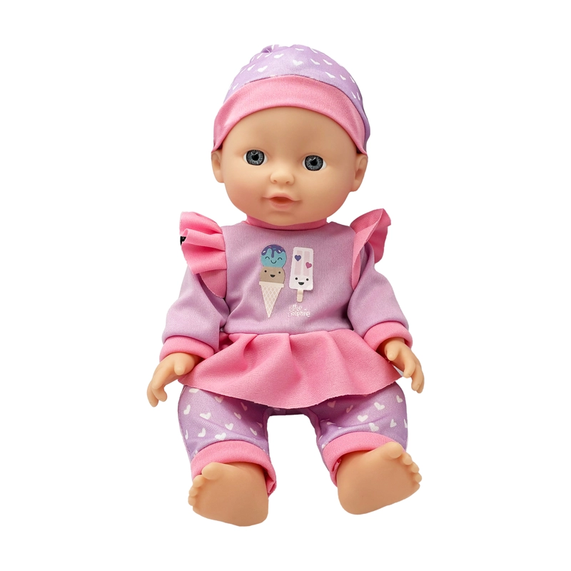MUÑECA BEBE  CON CARRITO PLEGABLE DE PASEO - 1