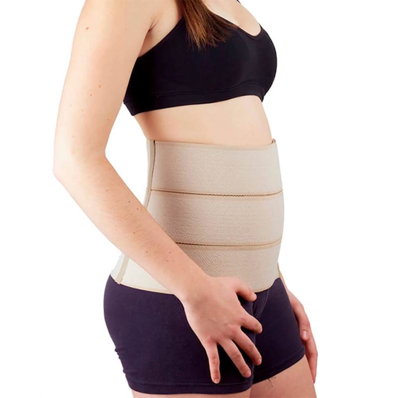 FAJA POSTOPERATORIA 3 BANDAS CON LAMINA DE PROTECCION TALLA XL-BLUNDING - 2