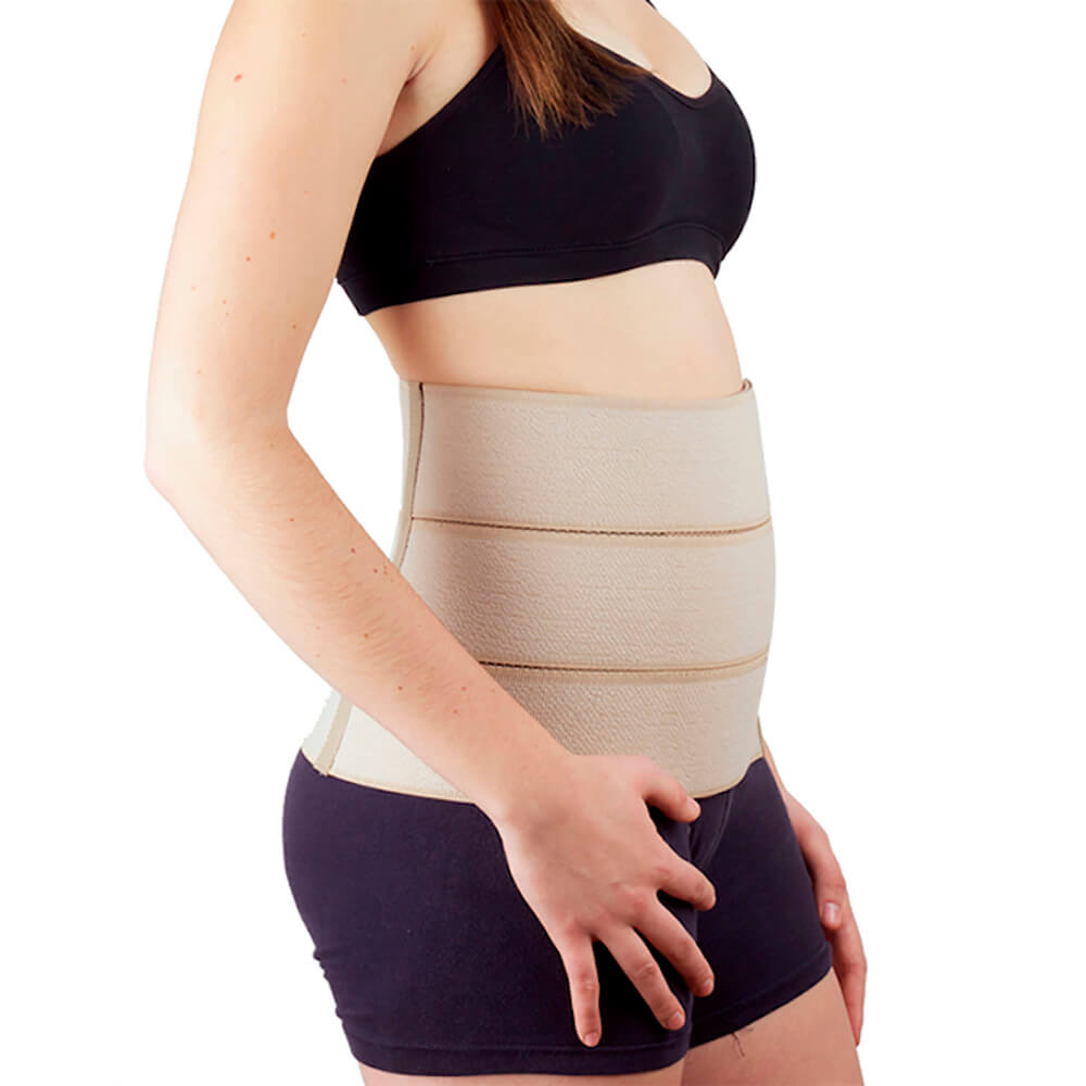 FAJA POSTOPERATORIA 3 BANDAS CON LAMINA DE PROTECCION TALLA XL-BLUNDING - 2