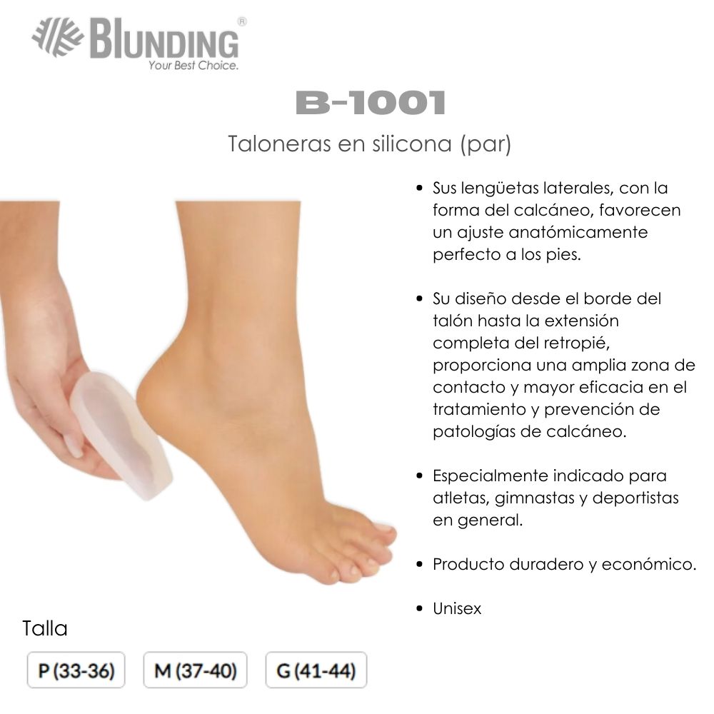 TALONERAS EN SILICONA TALLA M (PAR)-BLUNDING - 2