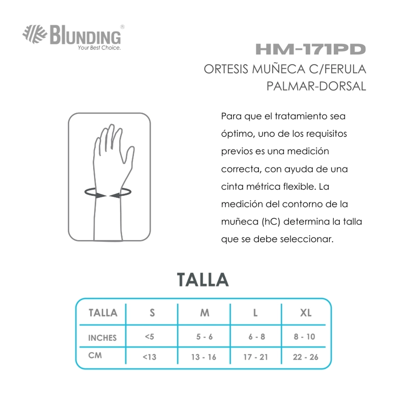 ORTESIS DE MUÑECA CON FERULA PALMAR-DORSAL DERECHA-BLUNDING - 4