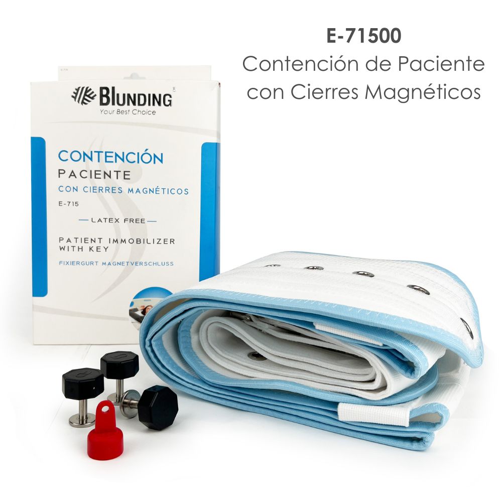 CONTENCION DE PACIENTE CON CIERRES MAGNETICOS-BLUNDING - 4