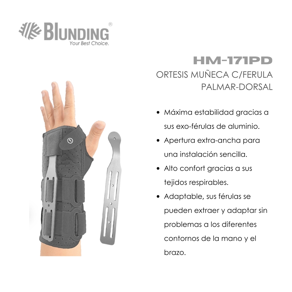 PALMA-DORSAL IZQUIERDA TALLA S-BLUNDING - 3