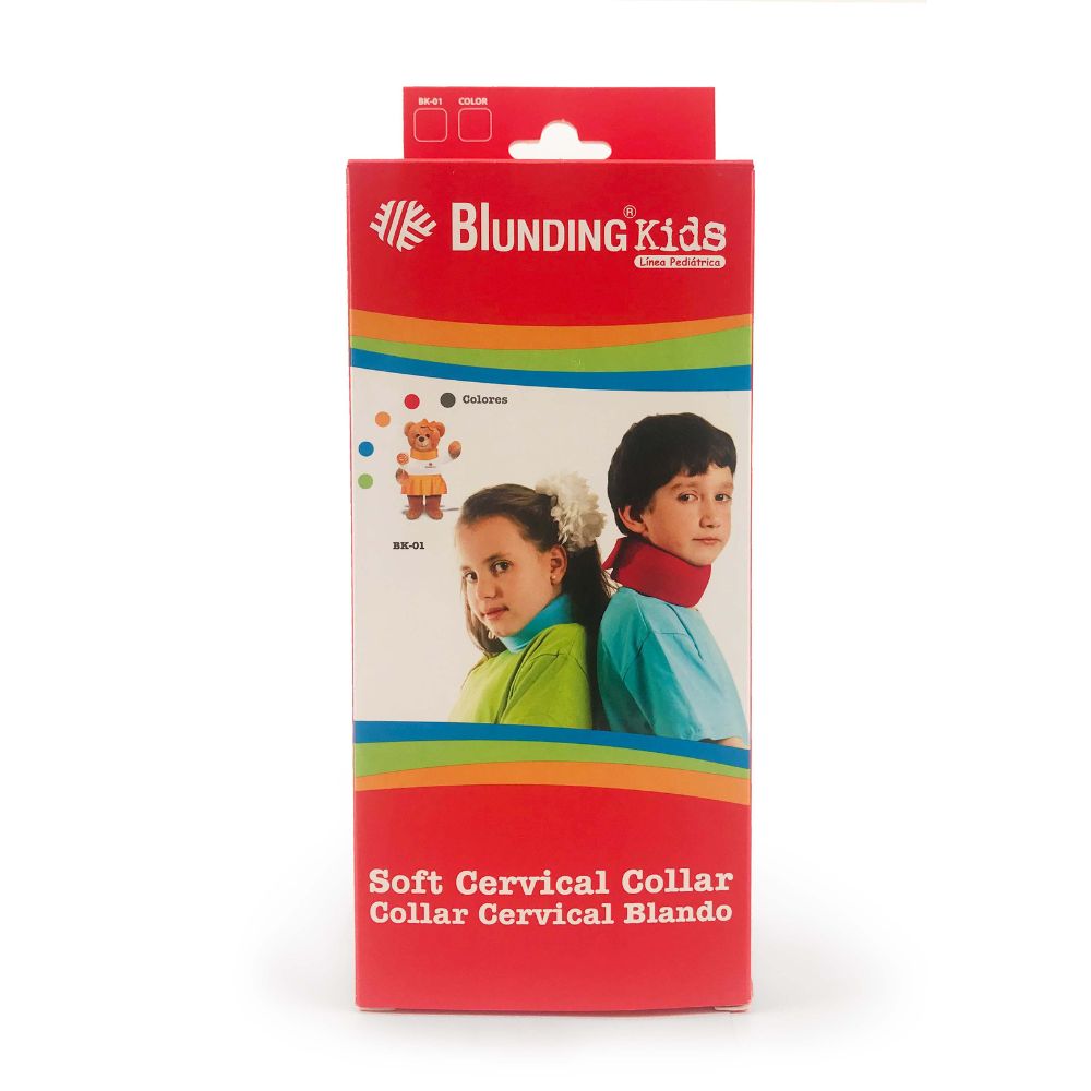 COLLAR CERVICAL BLANDO ROJO 8-10-BLUNDING - 3