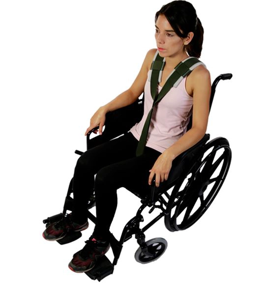 SUJETADOR DE PACIENTE PARA SILLAS DE RUEDAS-BLUNDING - 1