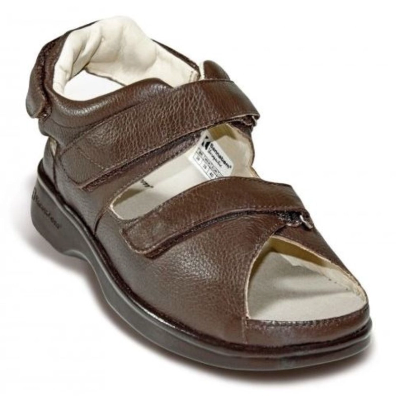 SANDALIA PARA DIABETICO -COLOR MARRON-TALLA 35-BLUNDING - 1