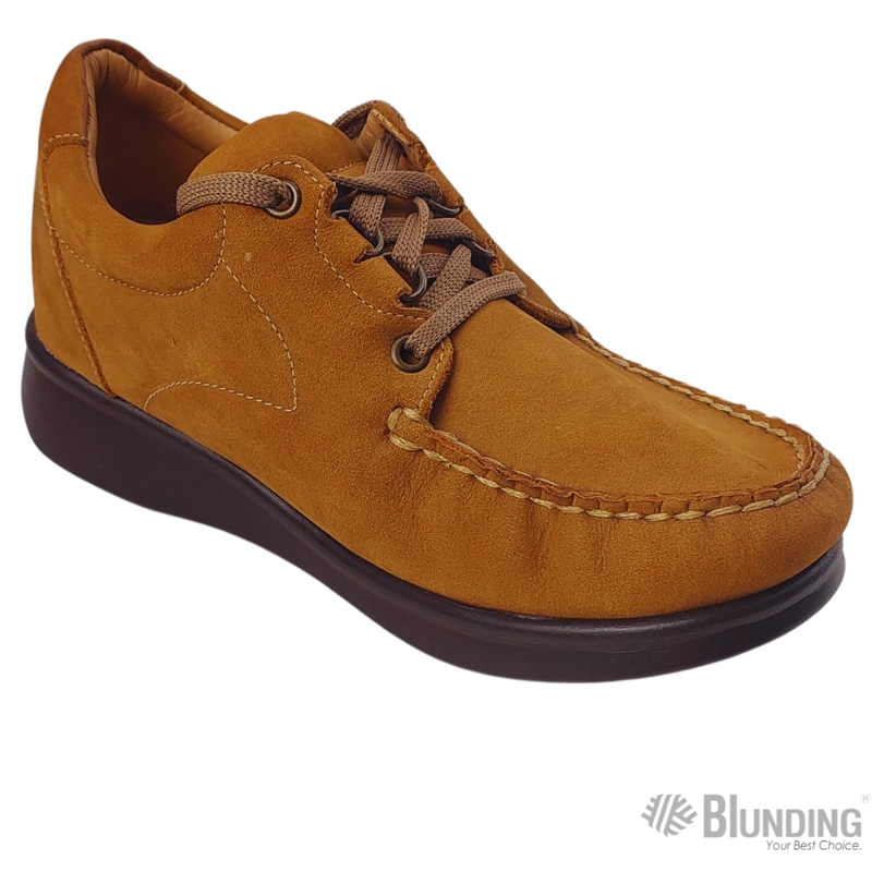 ZAPATO DIABETICO CON CIERRE CORDON NOBUCK-TALLA 37-BLUNDING - 1