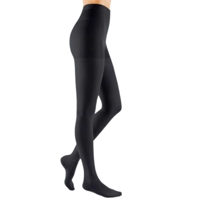 PANTY SHEER&SOFT CLASE 1 NEGRO TALLA IV CL TOE-BLUNDING - 1