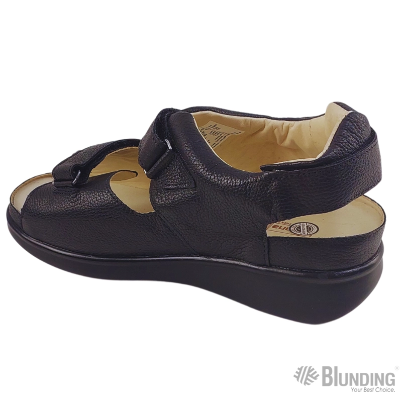 SANDALIA PARA DIABE TICO COLOR NEGRO-TALLA 41-SANNABEM - 2
