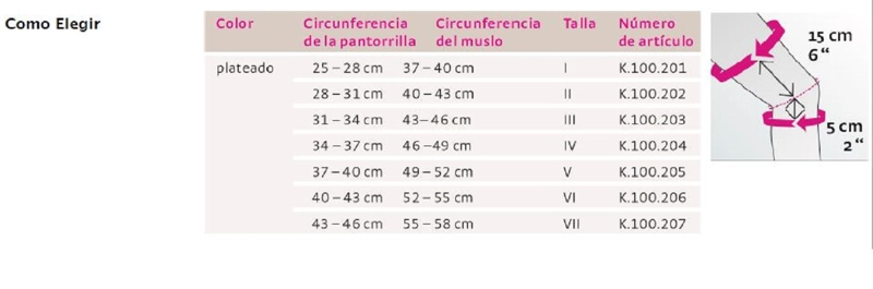 SOPORTE DE RODILLA GENUMEDI PT LEFT TALLA I-BLUNDING - 2