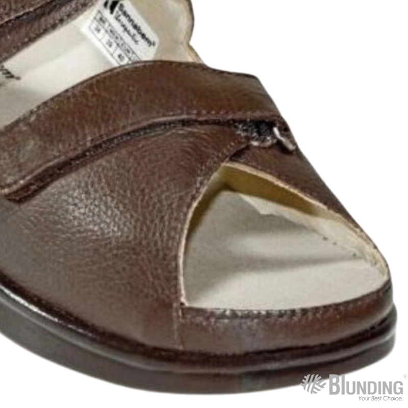 SANDALIA PARA DIABETICO -COLOR MARRON-TALLA 34-BLUNDING - 3