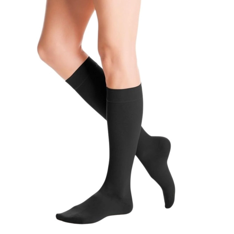 CALCETINES DE COMPRESION DUOMED ADV CLASE 2-NEGRO TALLA S CLTOE-MEDI - 1