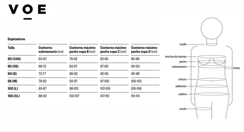 SOSTEN MAMOLASTIA-IMPLANTES MAMARIOS VOE-TALLA 105- BLUNDING - 4
