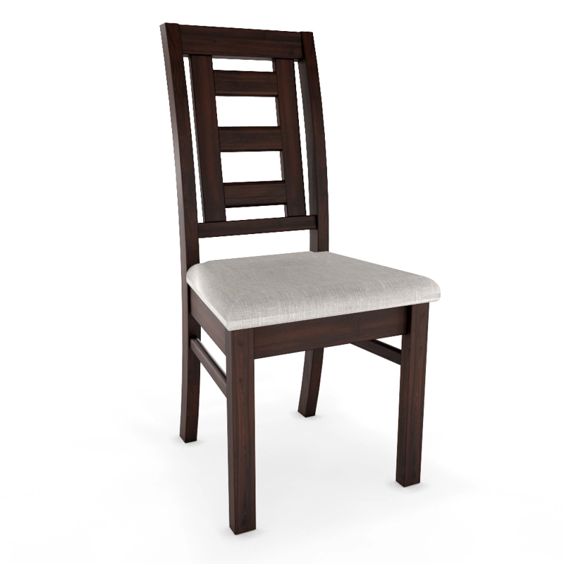JUEGO DE COMEDOR SEVILLA 4 SILLAS CHOCOLATE MESA RECTANGULAR MADERA - 4