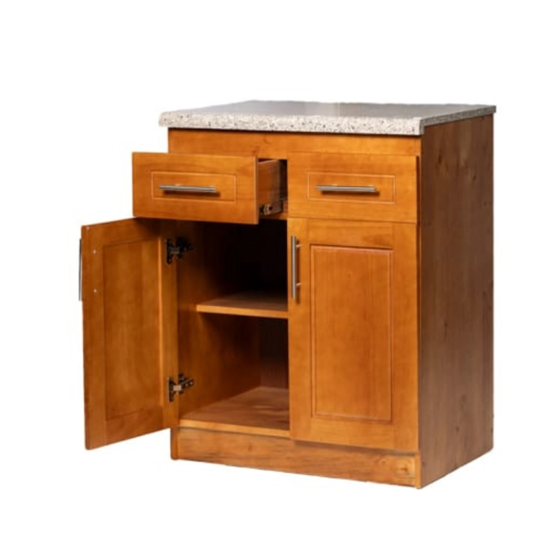 MUEBLE DE COCINA BERLIN MADERA NOGAL BASE 2 PUERTAS - 4
