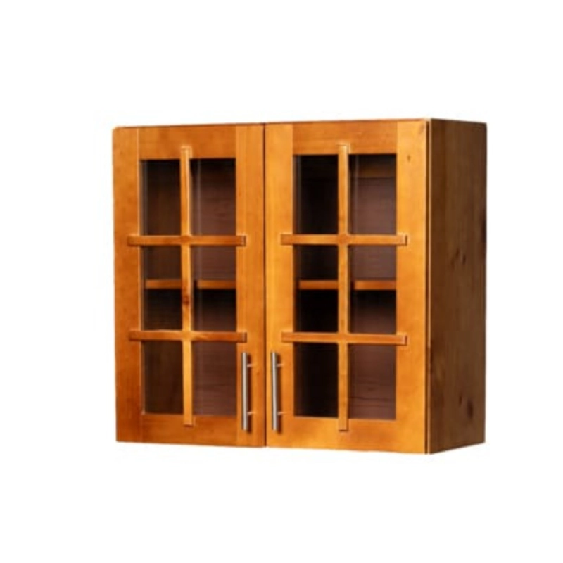 MUEBLE DE COCINA BERLIN MADERA NOGAL ELEVACION 2 PUERTAS - 1