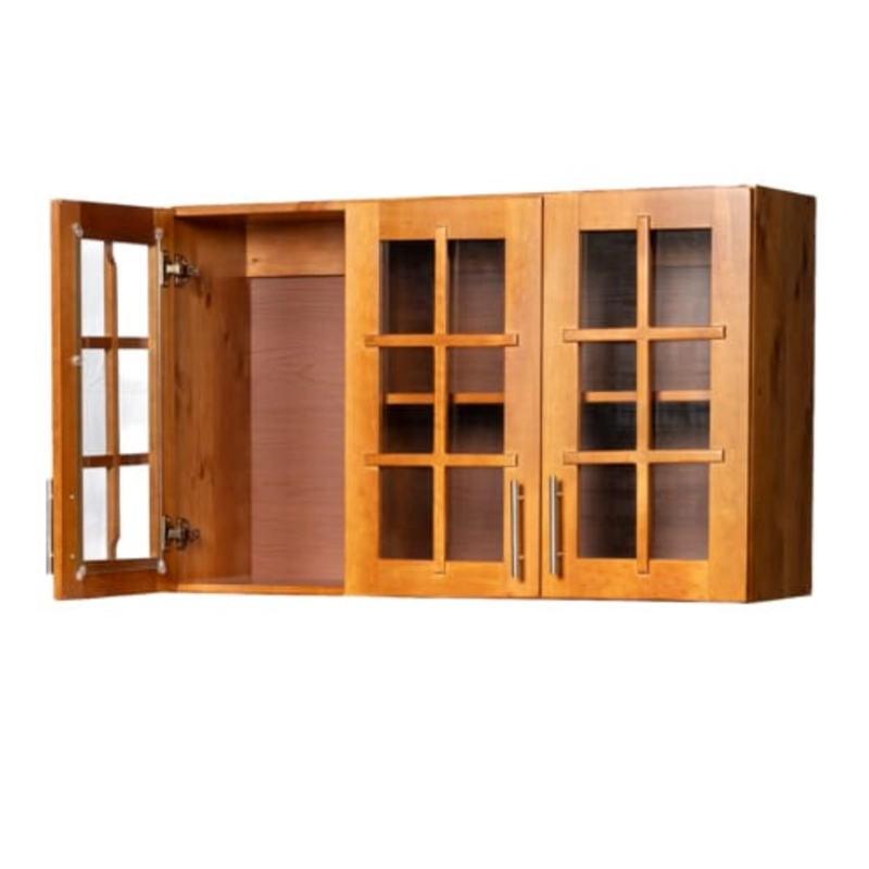 MUEBLE DE COCINA BERIN MADERA NOGAL ELEVACION 3 PUERTAS - 3