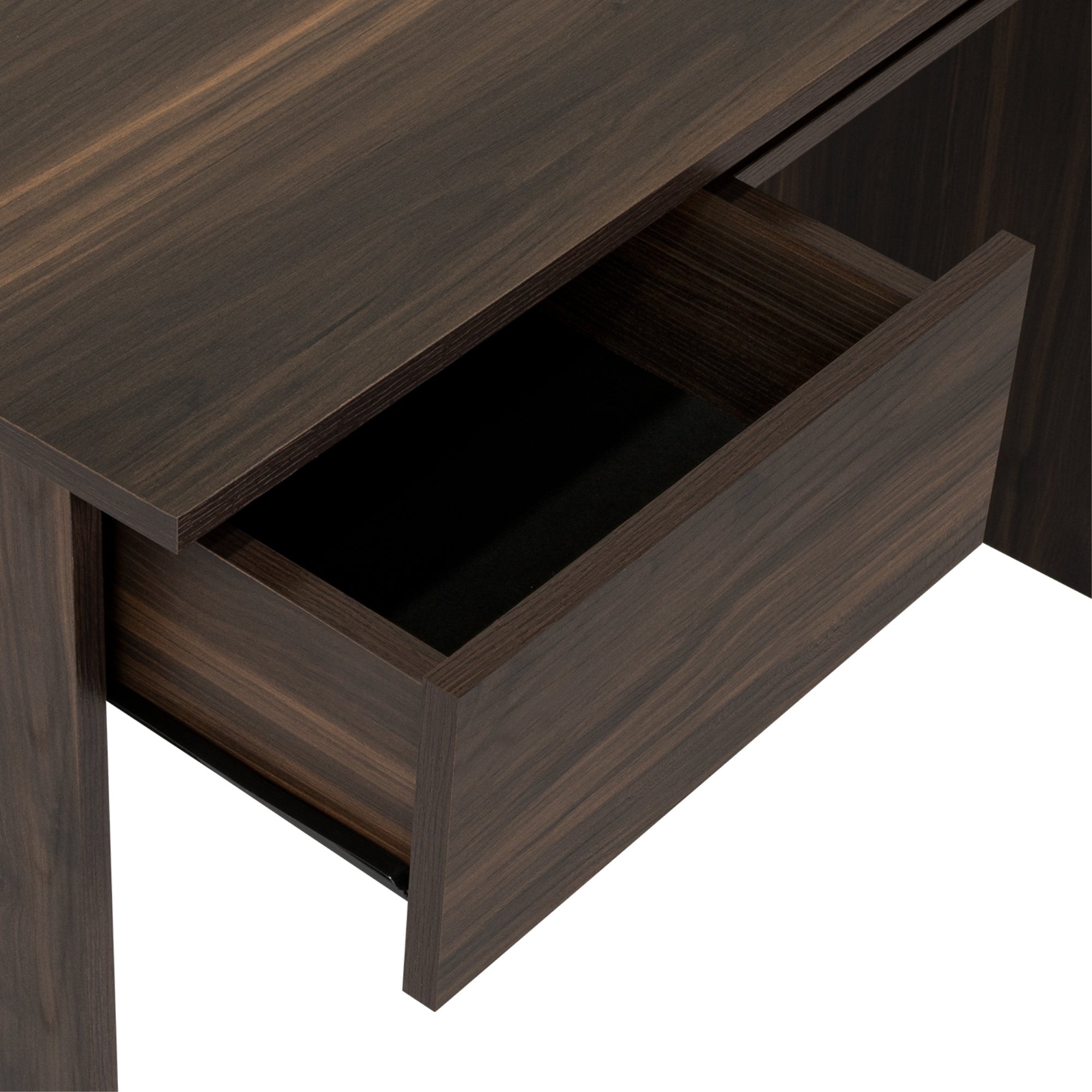 ESCRITORIO 1 CAJON OFFICE W-100 CAFE OSCURO - 9