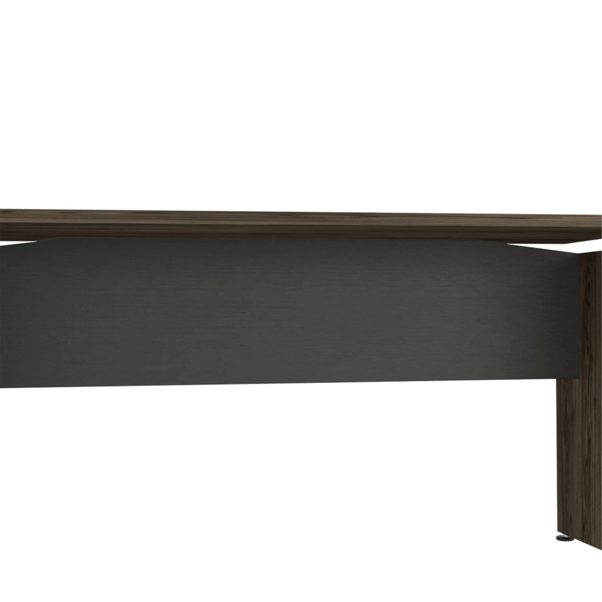 ESCRITORIO M-150 HOME OFFICE NEGRO Y COÑAC 75X60X150 CM - 8