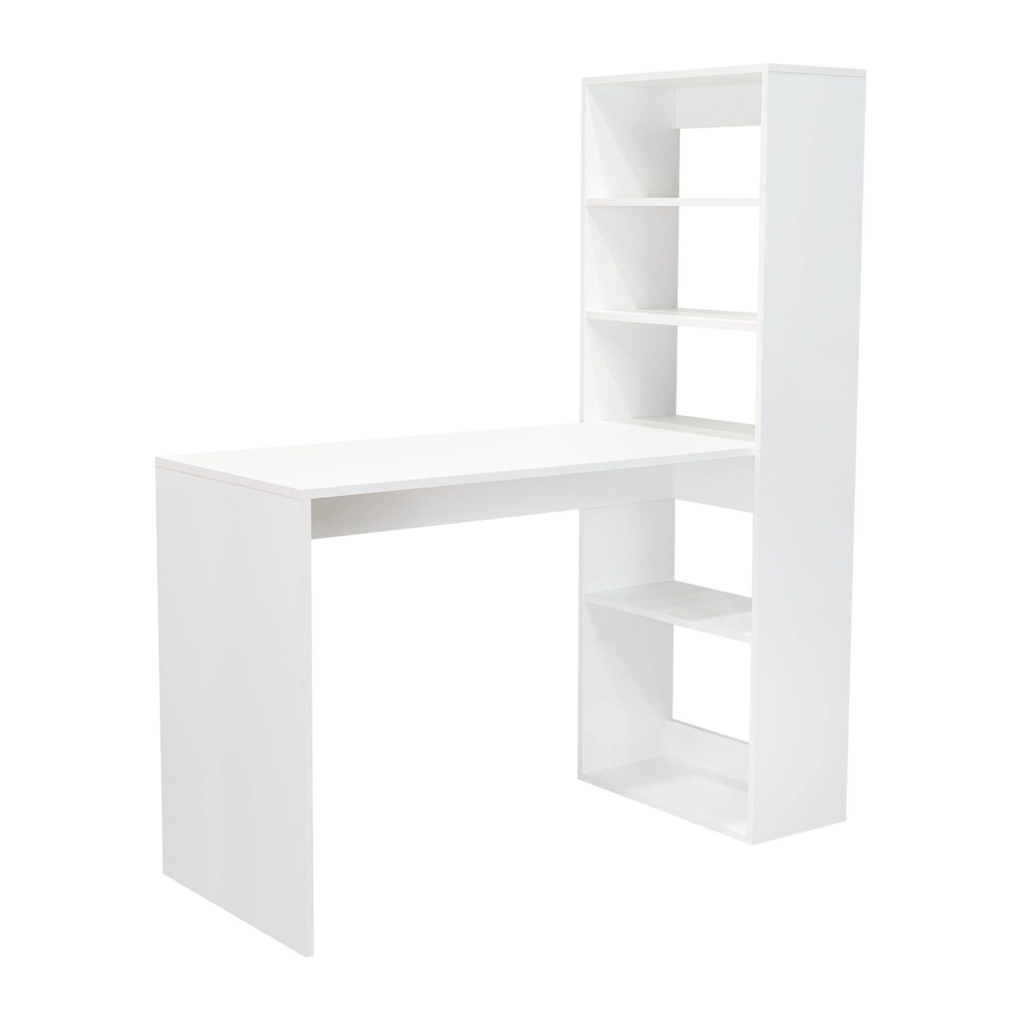 ESCRITORIO CON BIBLIOTECA Z-120 BLANCO - 5