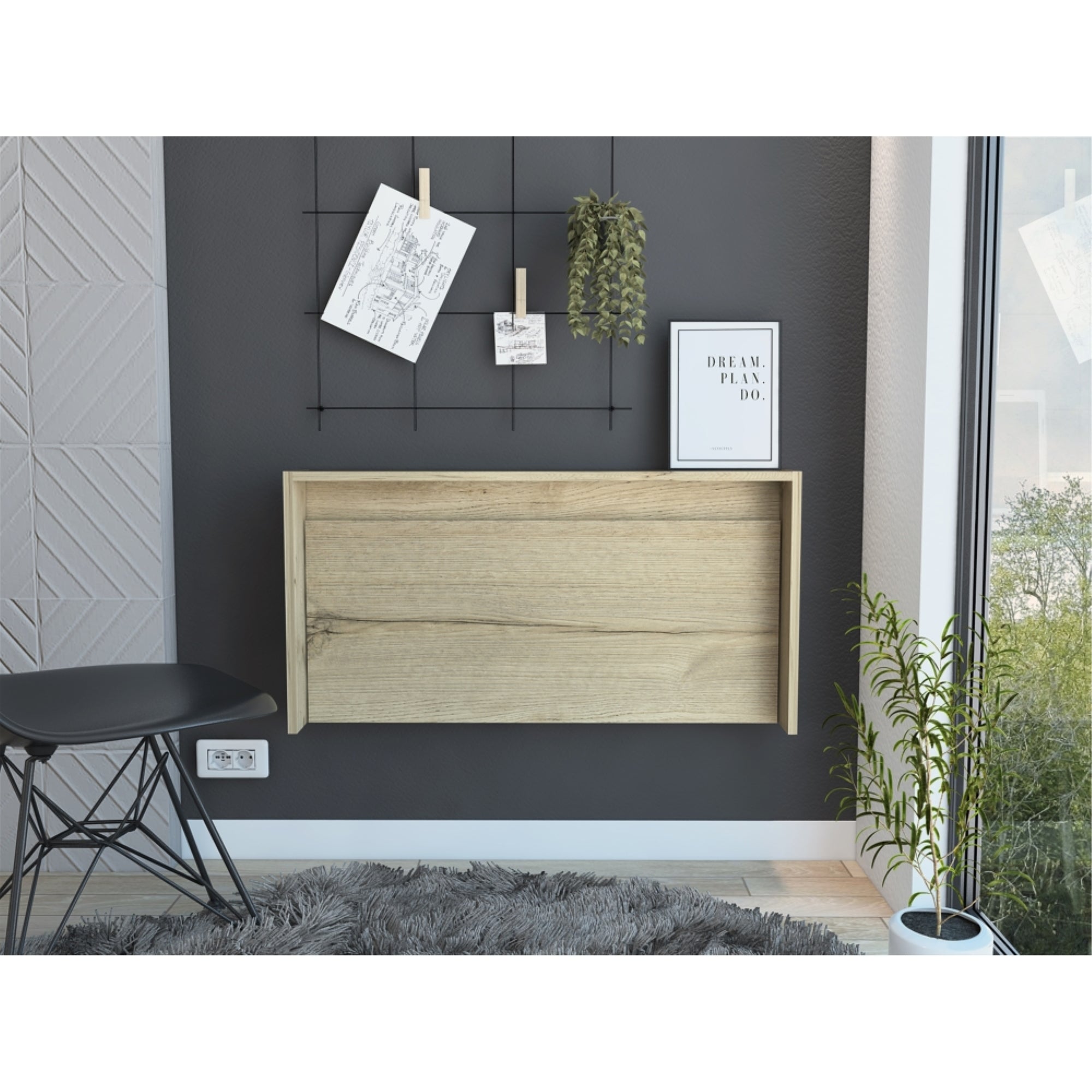 ESCRITORIO THE WALL ABATIBLE DUNA 51,5X100X45,8 CM - 2