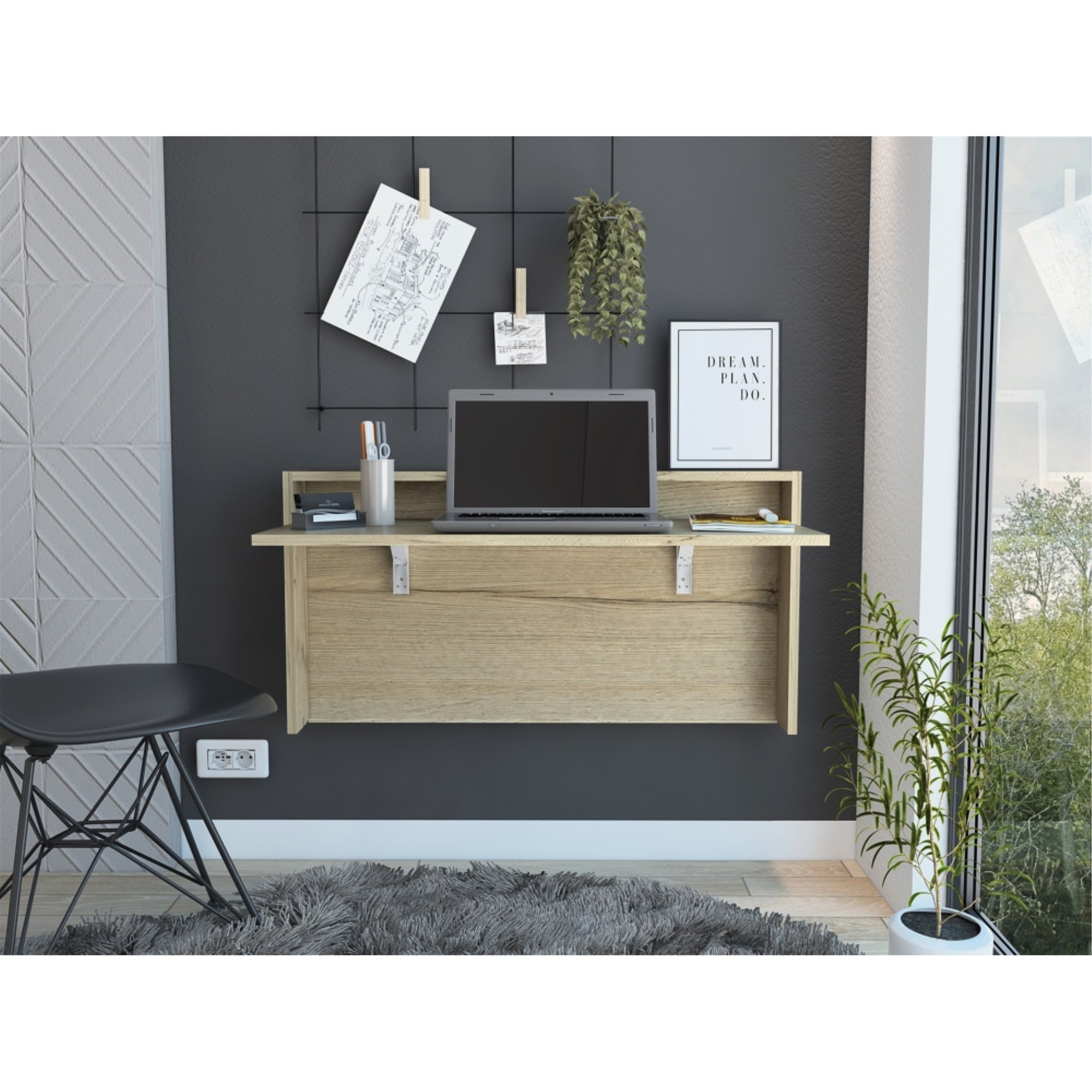 ESCRITORIO THE WALL ABATIBLE DUNA 51,5X100X45,8 CM - 8