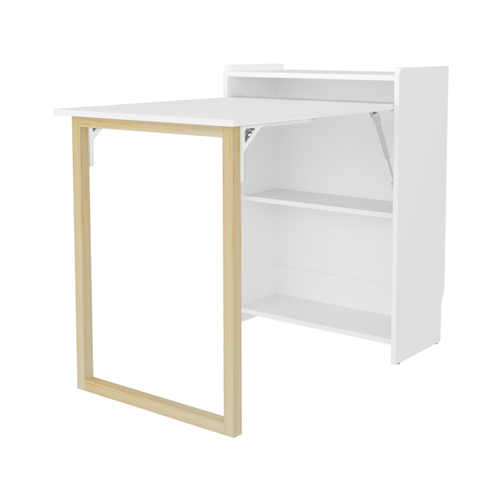 ESCRITORIO PLEGABLE LESLI BLANCO 85,6X101X63,6 CM - 7