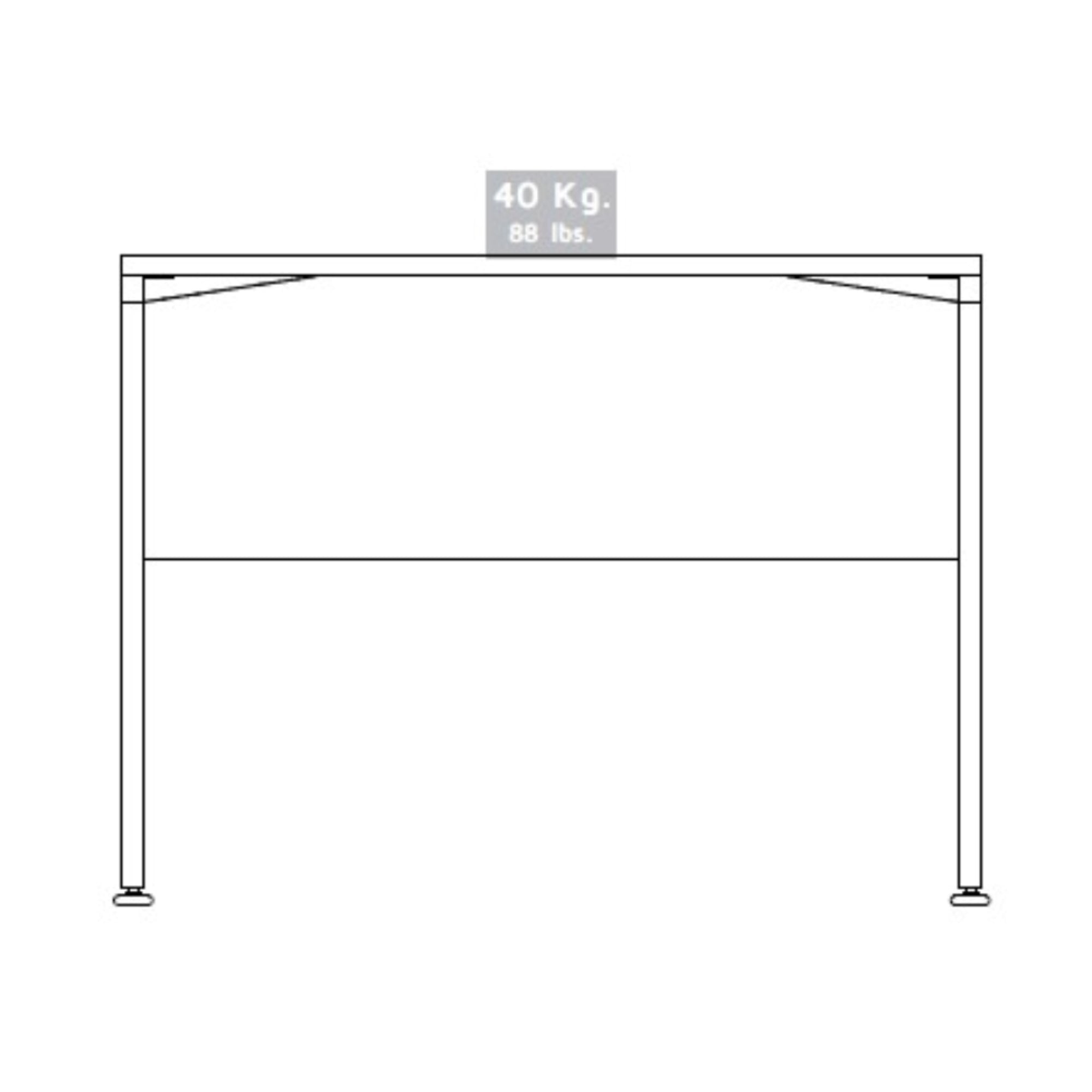 ESCRITORIO M-100 HOME OFFICE NEGRO Y COÑAC 75X100X60 CM - 3