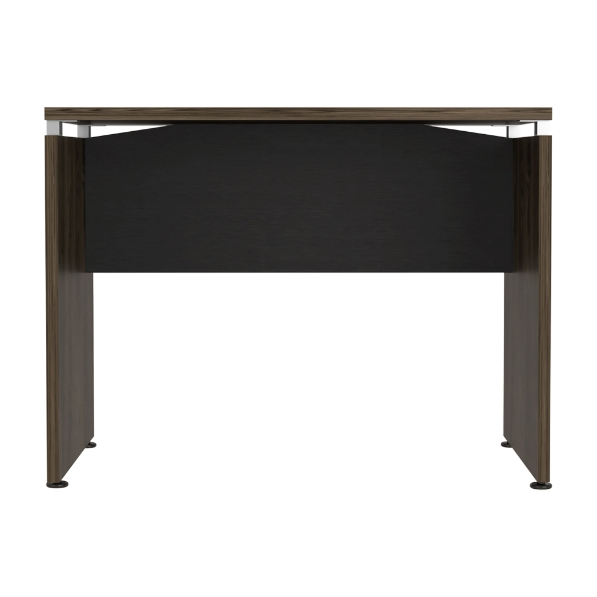 ESCRITORIO M-100 HOME OFFICE NEGRO Y COÑAC 75X100X60 CM - 6