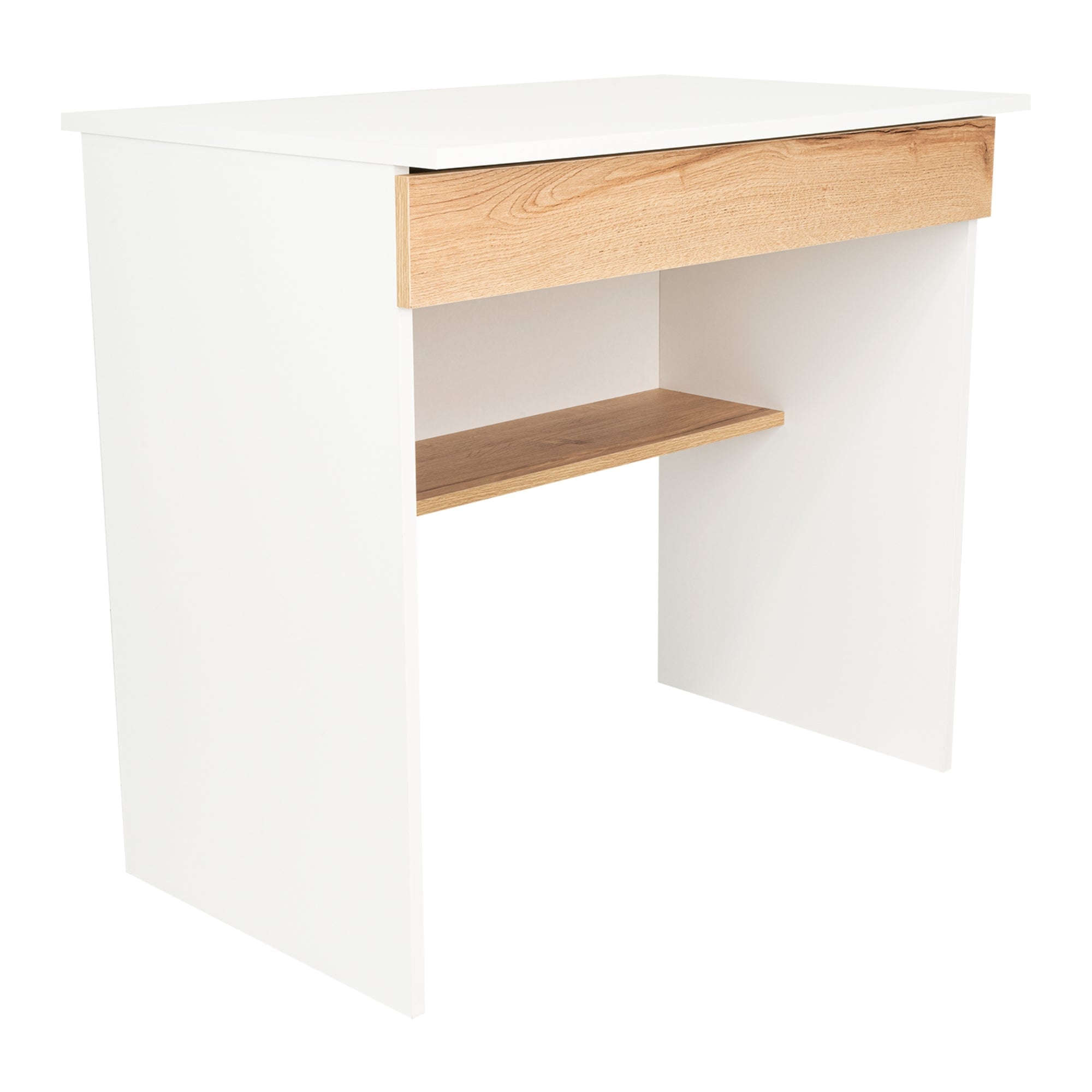 ESCRITORIO RECTO 1 CAJON OHIO BLANCO Y DUNA 73X80X49,8 CM - 6