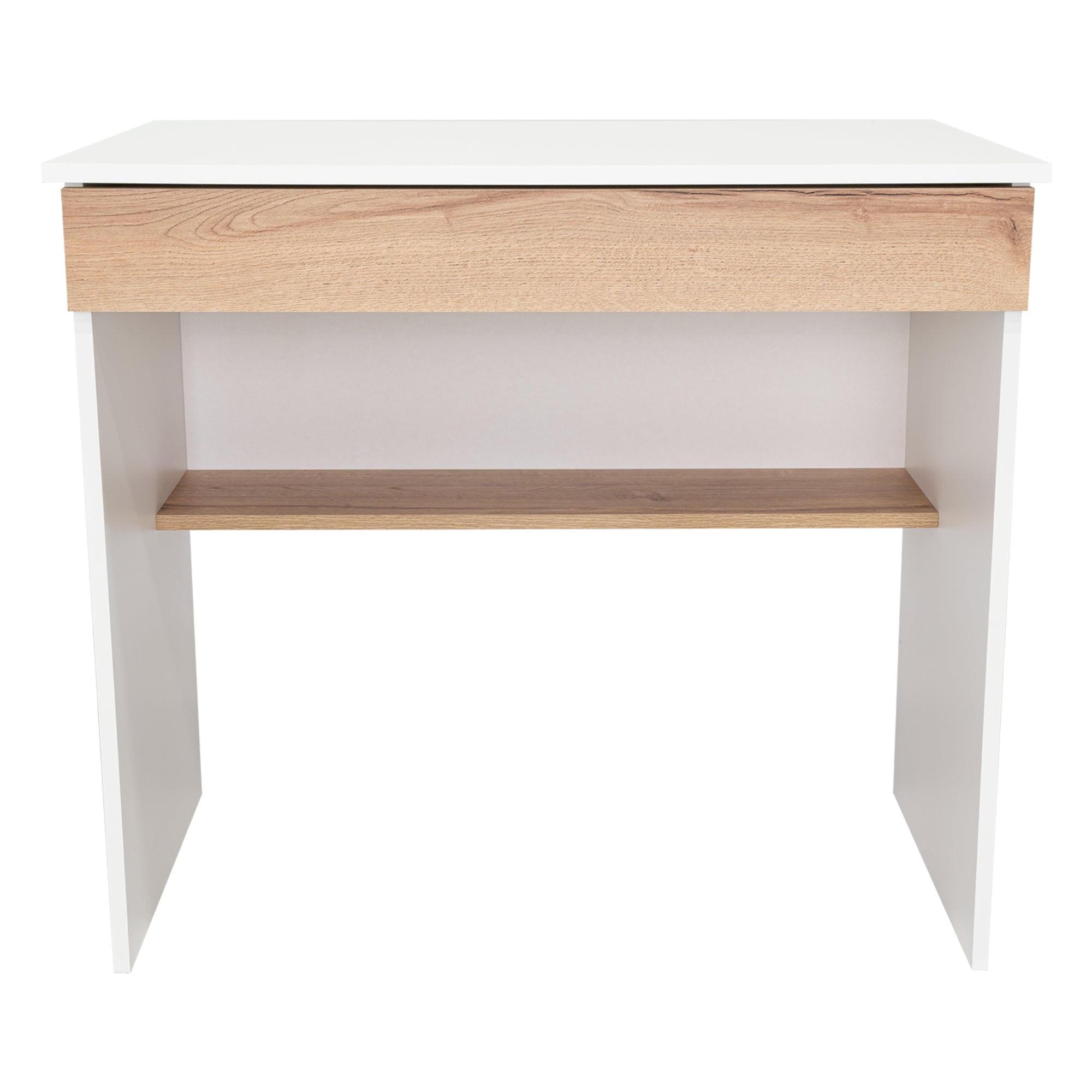ESCRITORIO RECTO 1 CAJON OHIO BLANCO Y DUNA 73X80X49,8 CM - 7