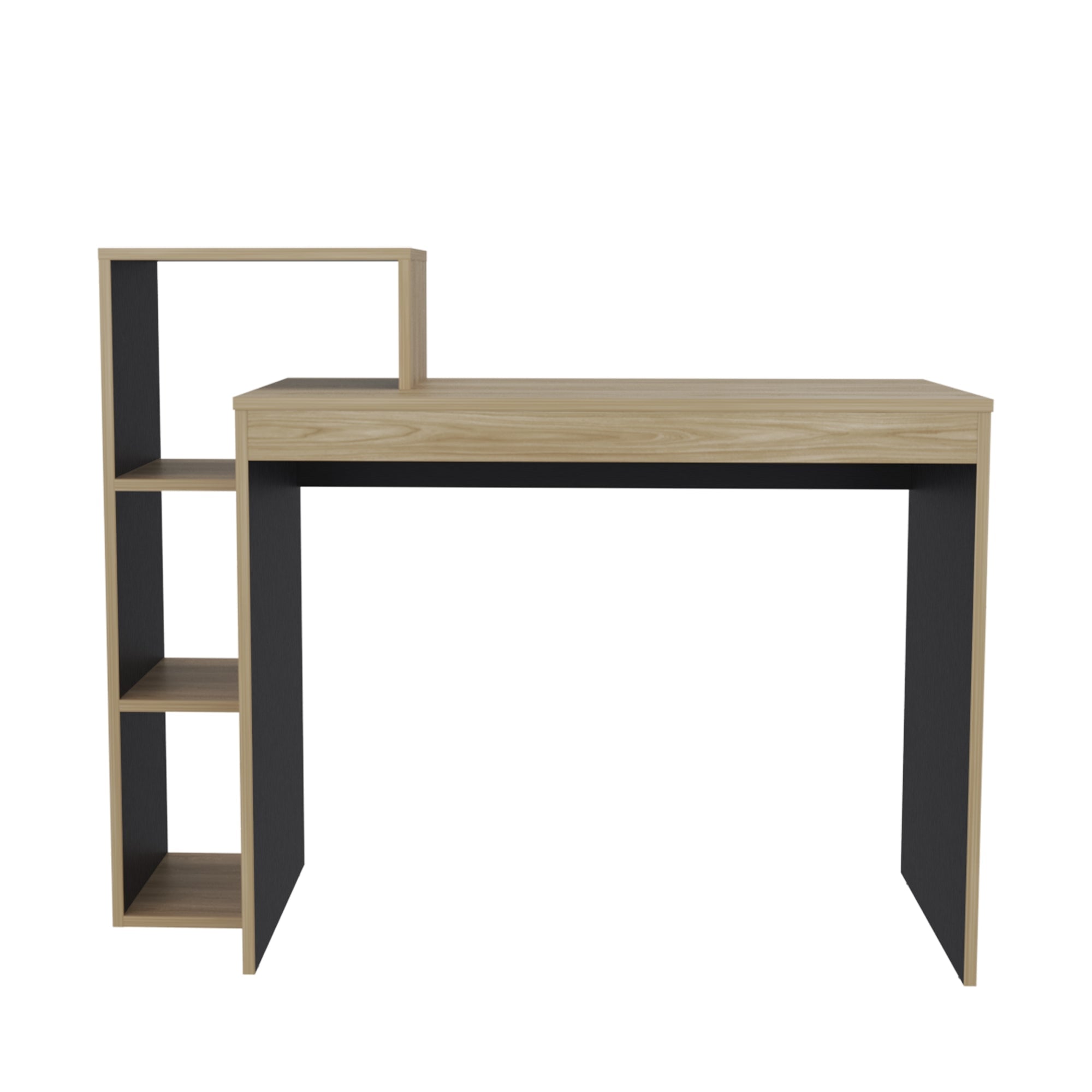 ESCRITORIO BIBLIOTECA BRITT FRESNO Y WENGUE 90X110X40 CM - 4