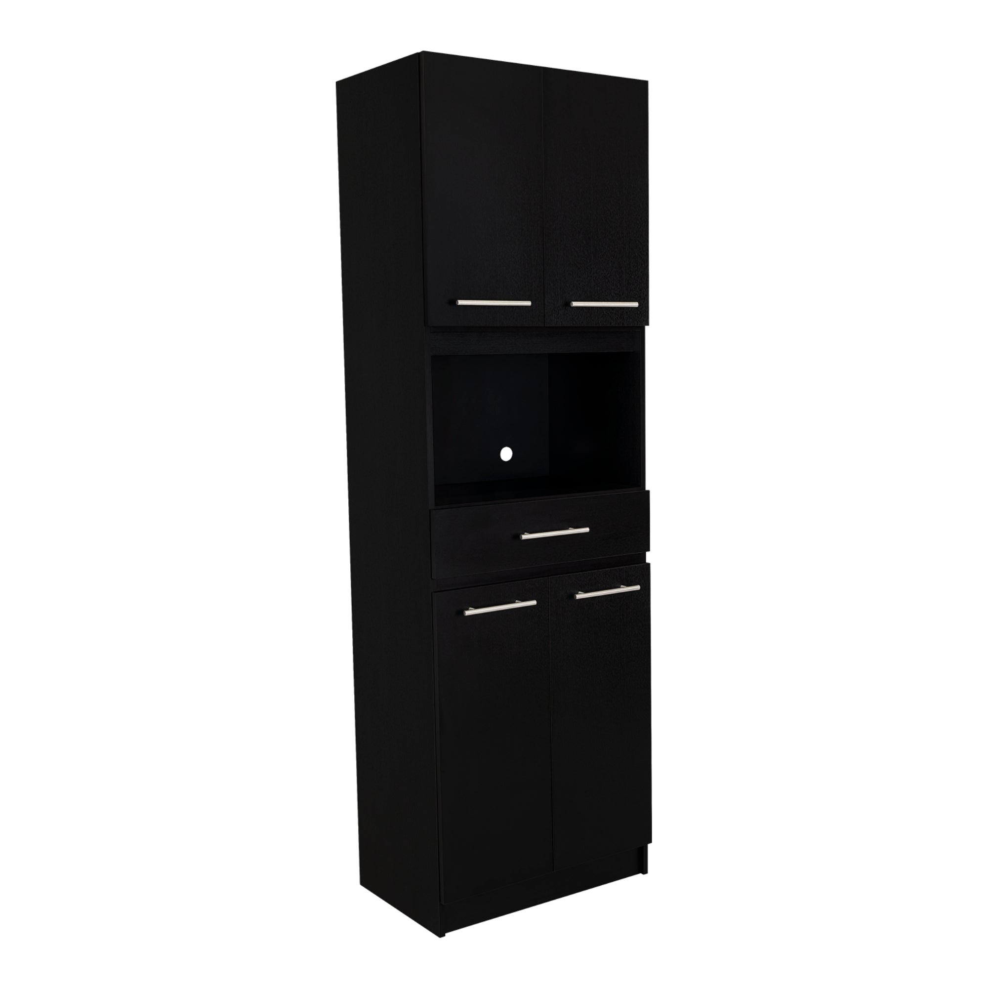 MUEBLE PARA MICROONDAS MANCHESTER 4 PUERTAS WENGUE - 6