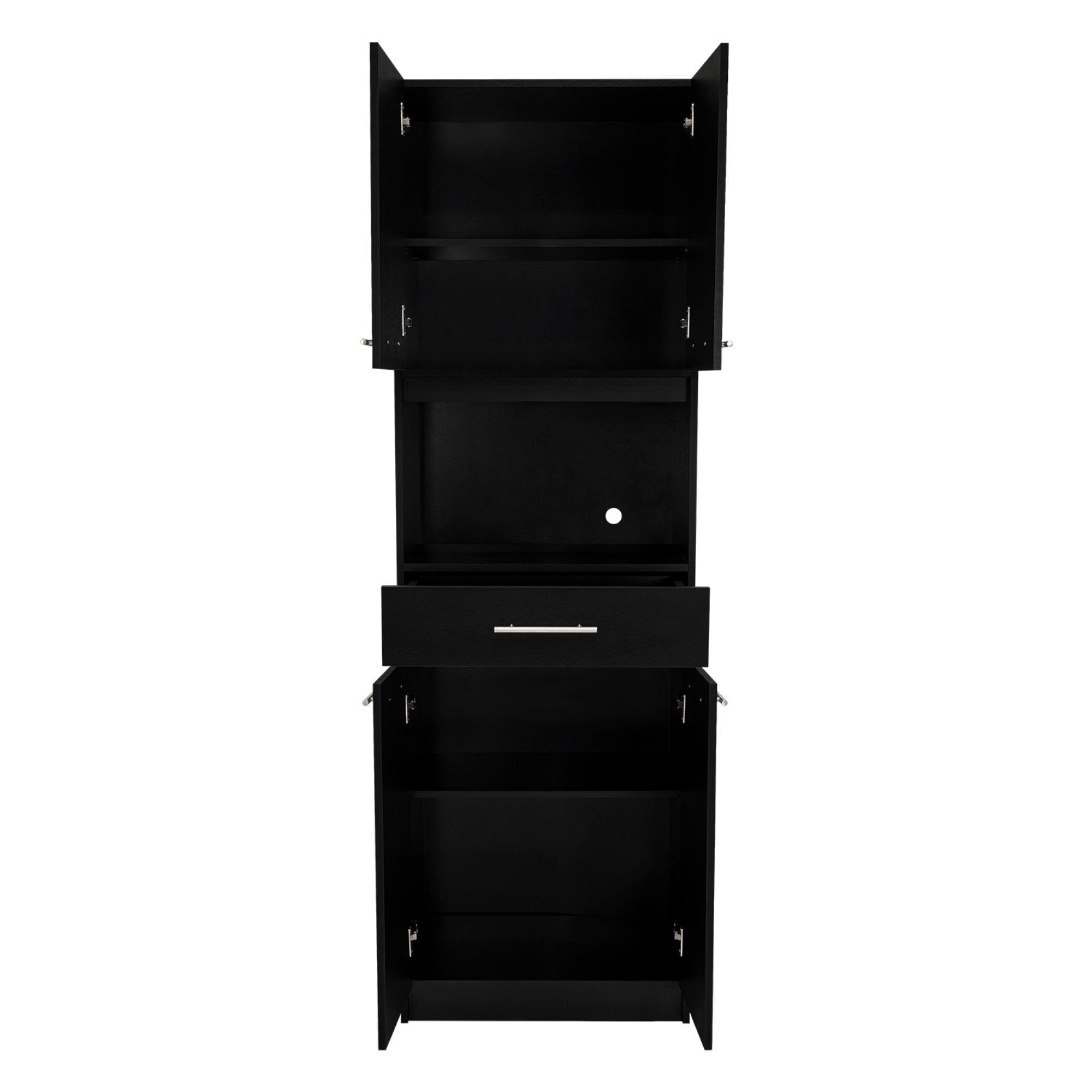 MUEBLE PARA MICROONDAS MANCHESTER 4 PUERTAS WENGUE - 8