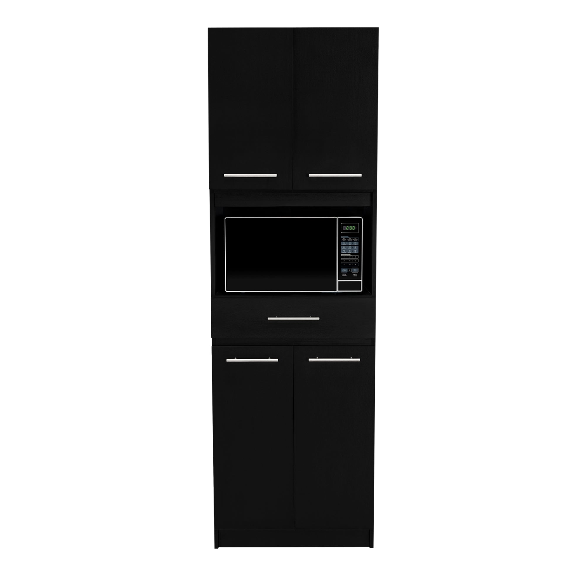 MUEBLE PARA MICROONDAS MANCHESTER 4 PUERTAS WENGUE - 10