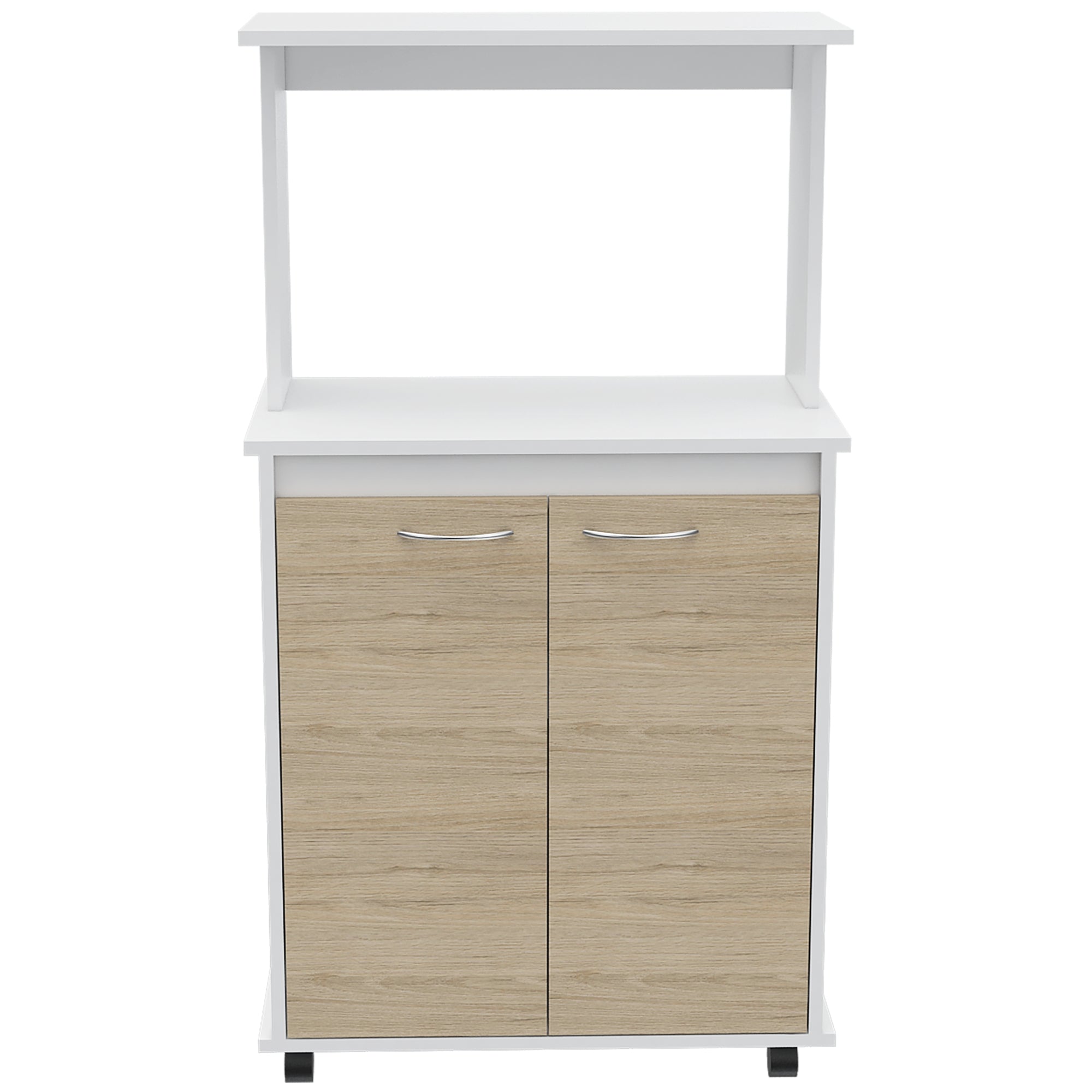 MUEBLE PARA MICROONDAS KITCHEN BLANCO Y ROVERE 113,5X63X36 CM - 4