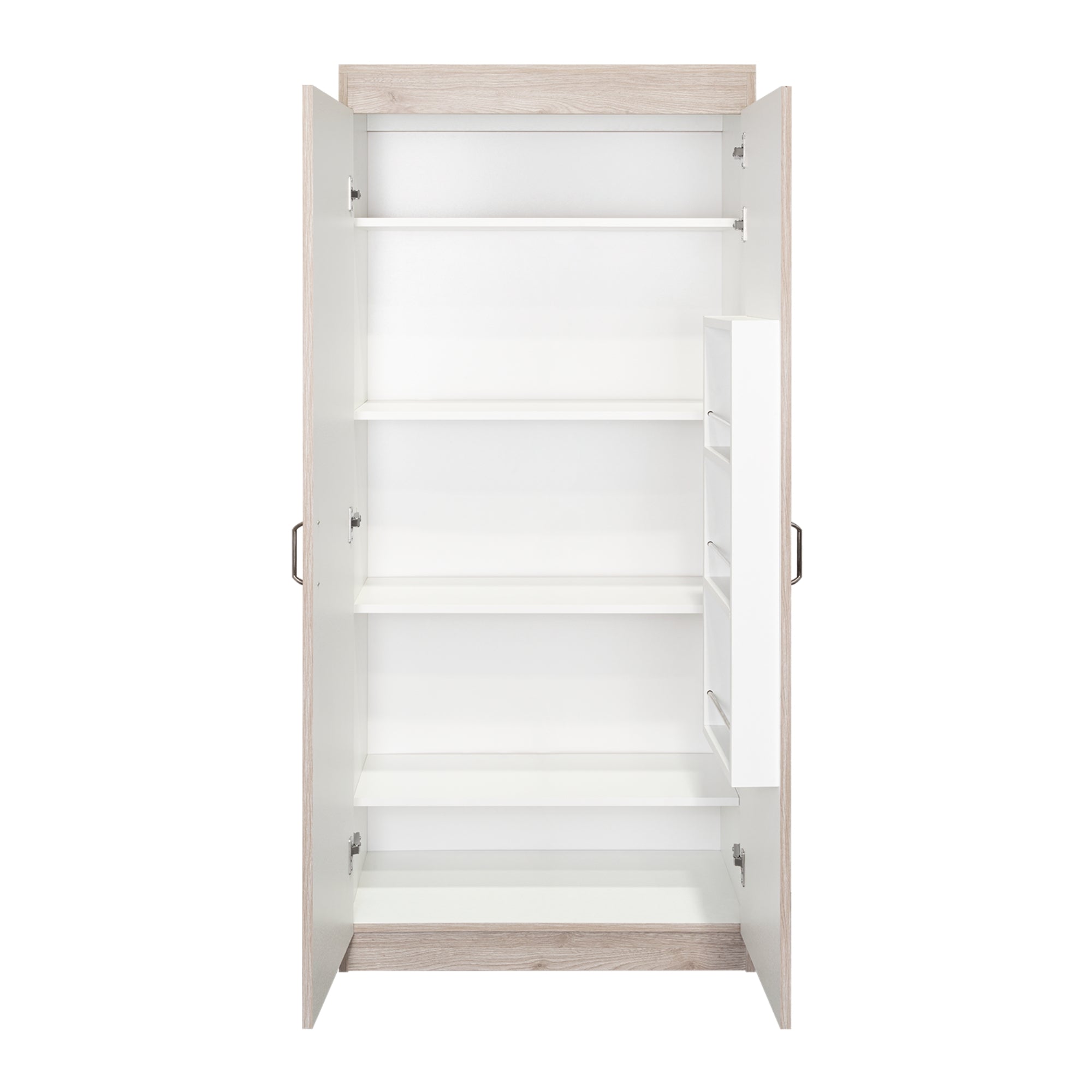 DESPENSA DE COCINA VARESE 2 PUERTAS CENIZA Y BLANCO - 6