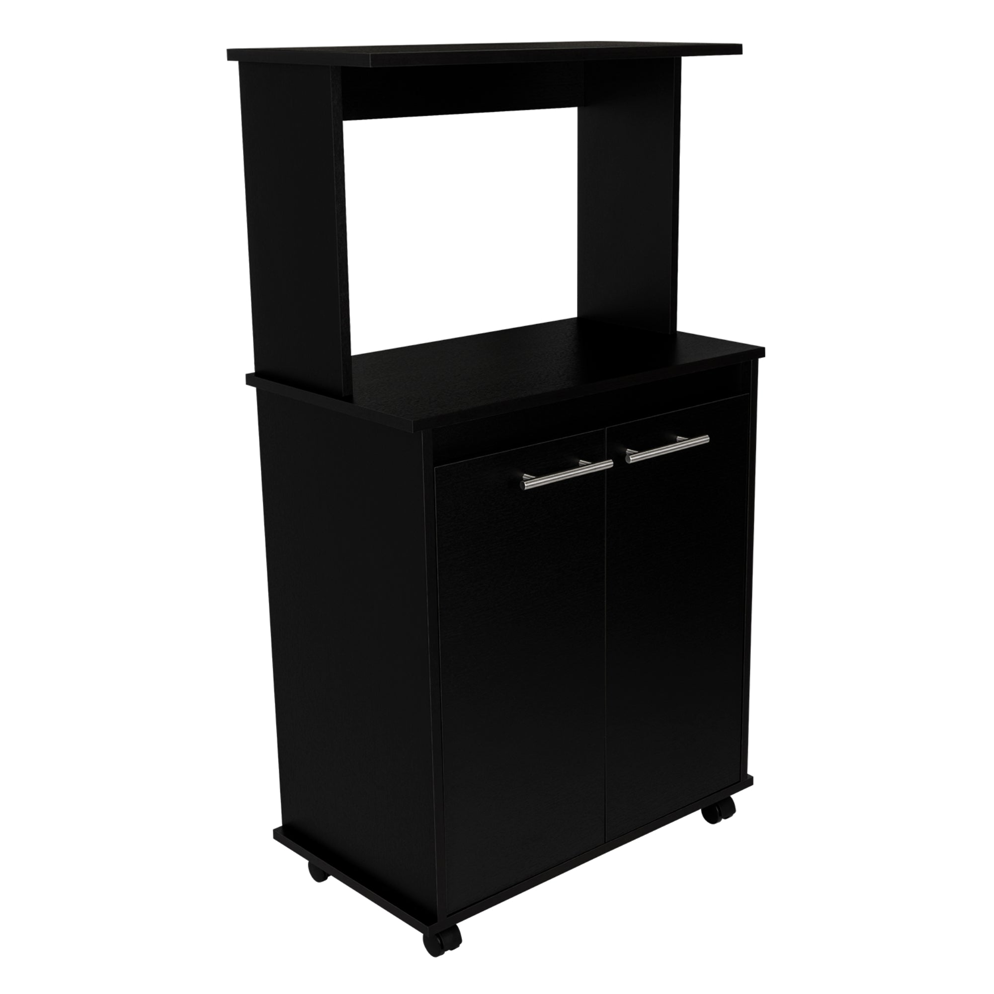 MUEBLE PARA MICROONDAS MANCHESTER 2 PUERTAS WENGUE - 6