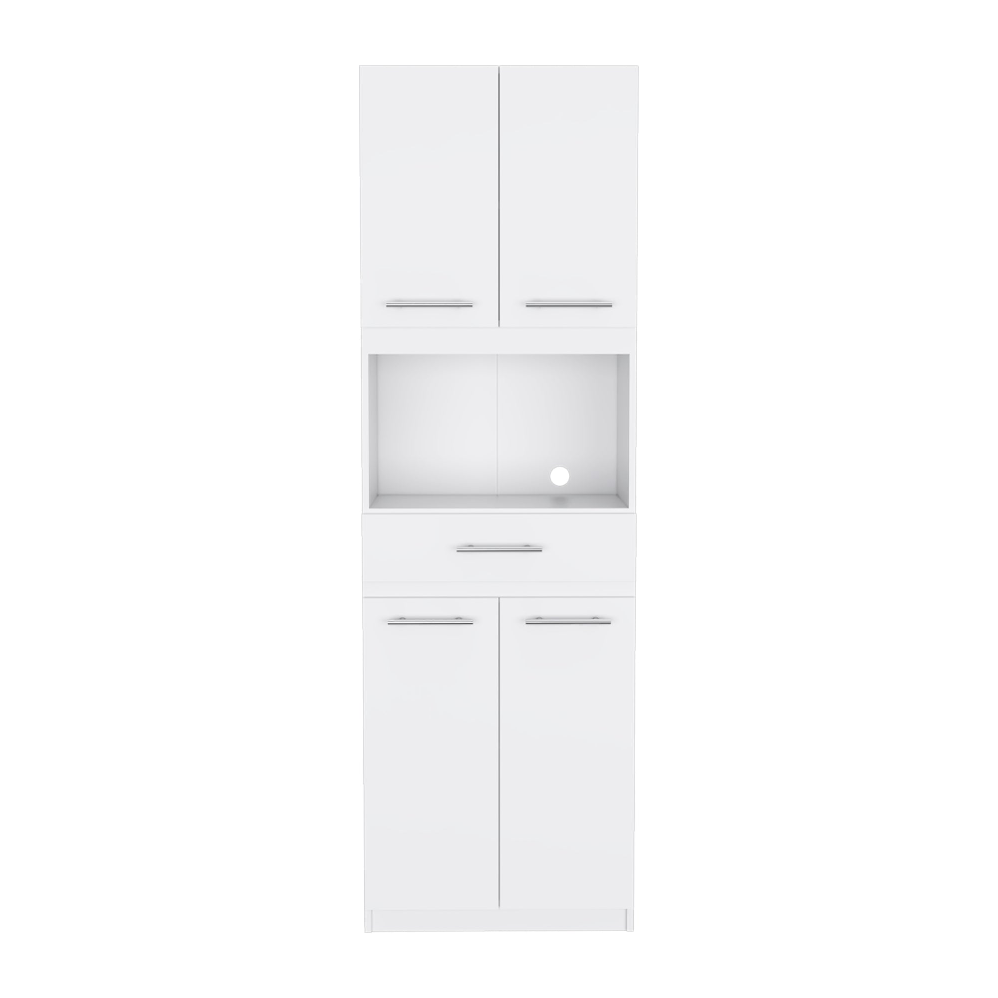 MUEBLE PARA MICROONDAS MANCHESTER 4 PUERTAS BLANCO - 7