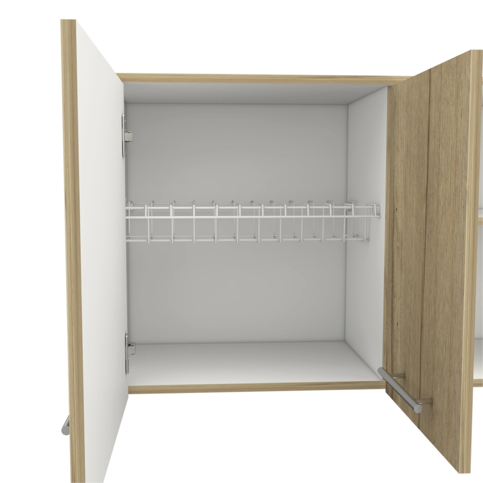 MUEBLE DE COCINA AEREO 120 CM ORION BLANCO Y DUNA - 7