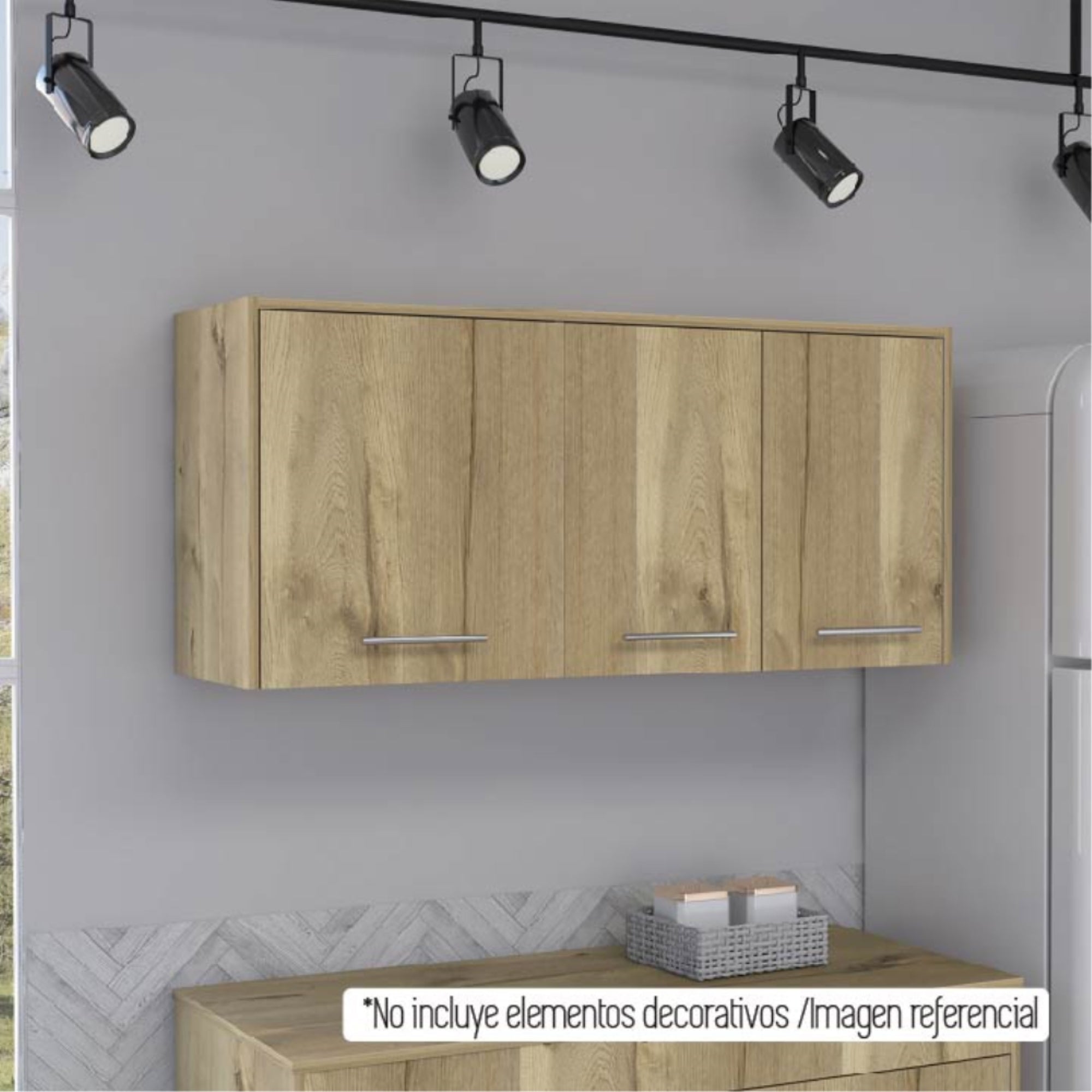 MUEBLE DE COCINA AEREO 120 CM ORION BLANCO Y DUNA - 10