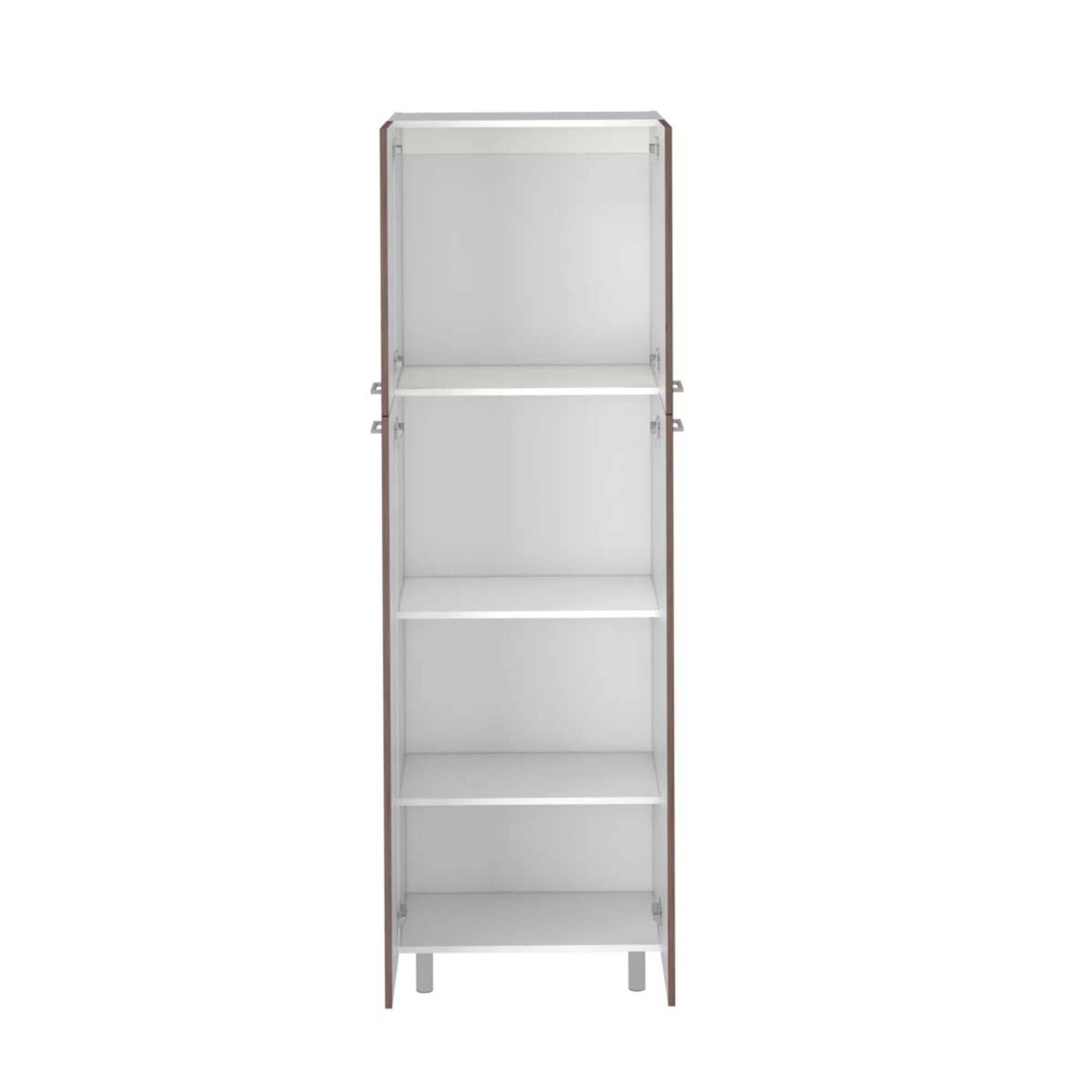 MUEBLE DESPENSA ROSSI 4 PUERTAS BLANCO Y OLIVO - 5