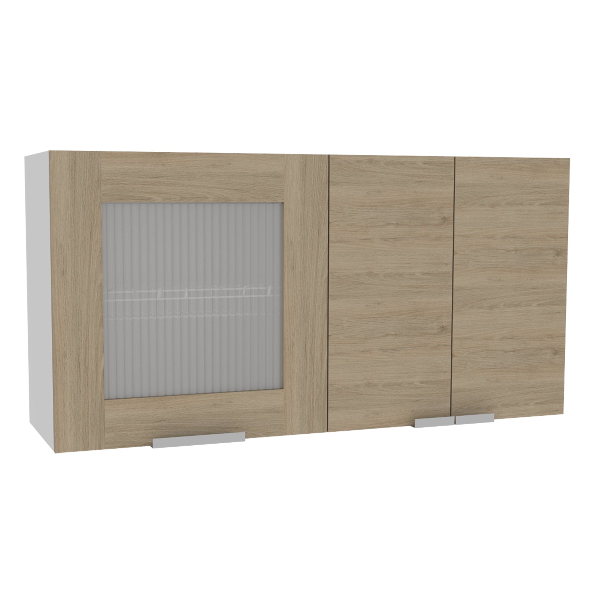 MUEBLE DE COCINA MURAL FENDI 60X120X33,5 CM ROVERE Y BLANCO - 3
