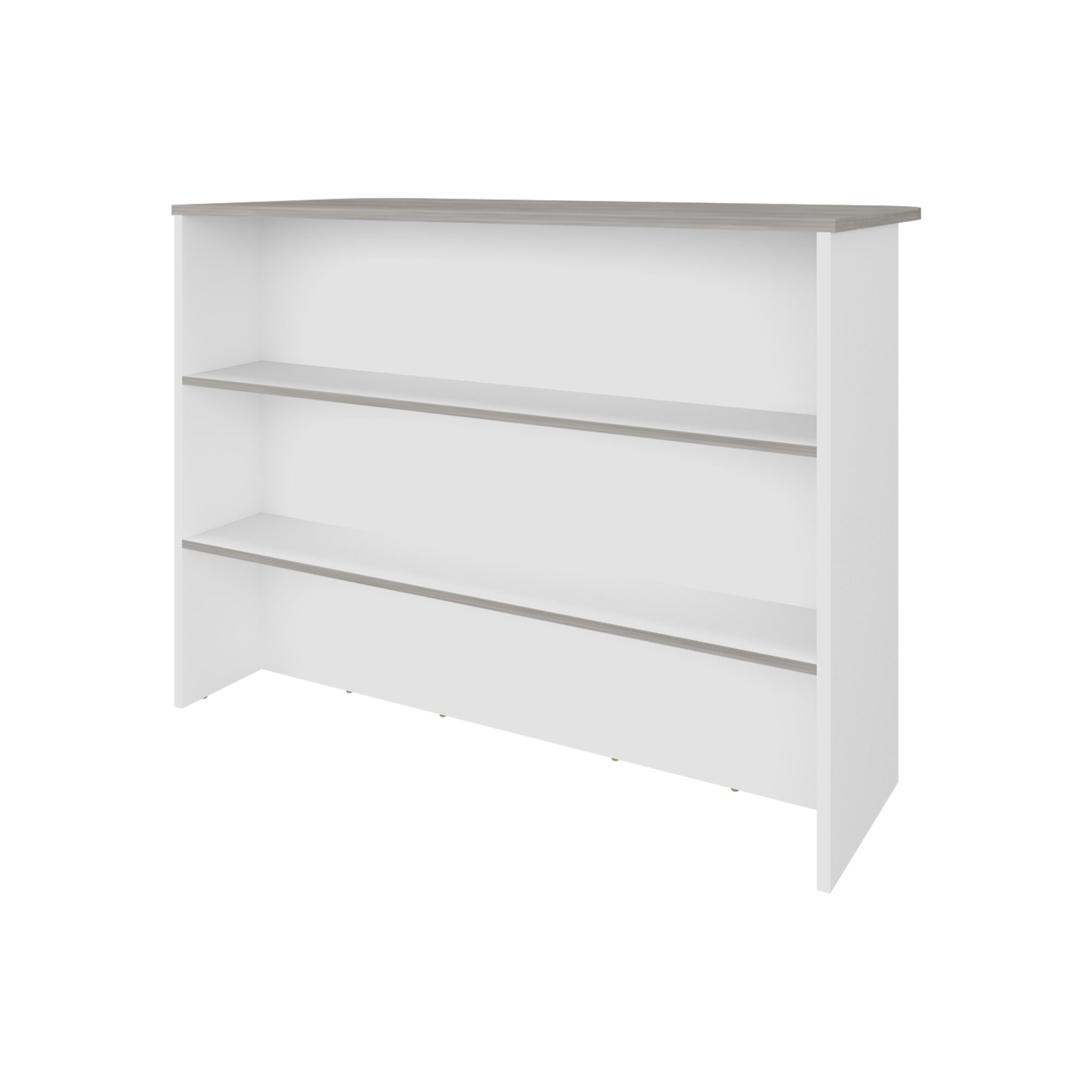 ISLA DE COCINA FENDI GRIS Y BLANCO 90X120X60 CM - 4