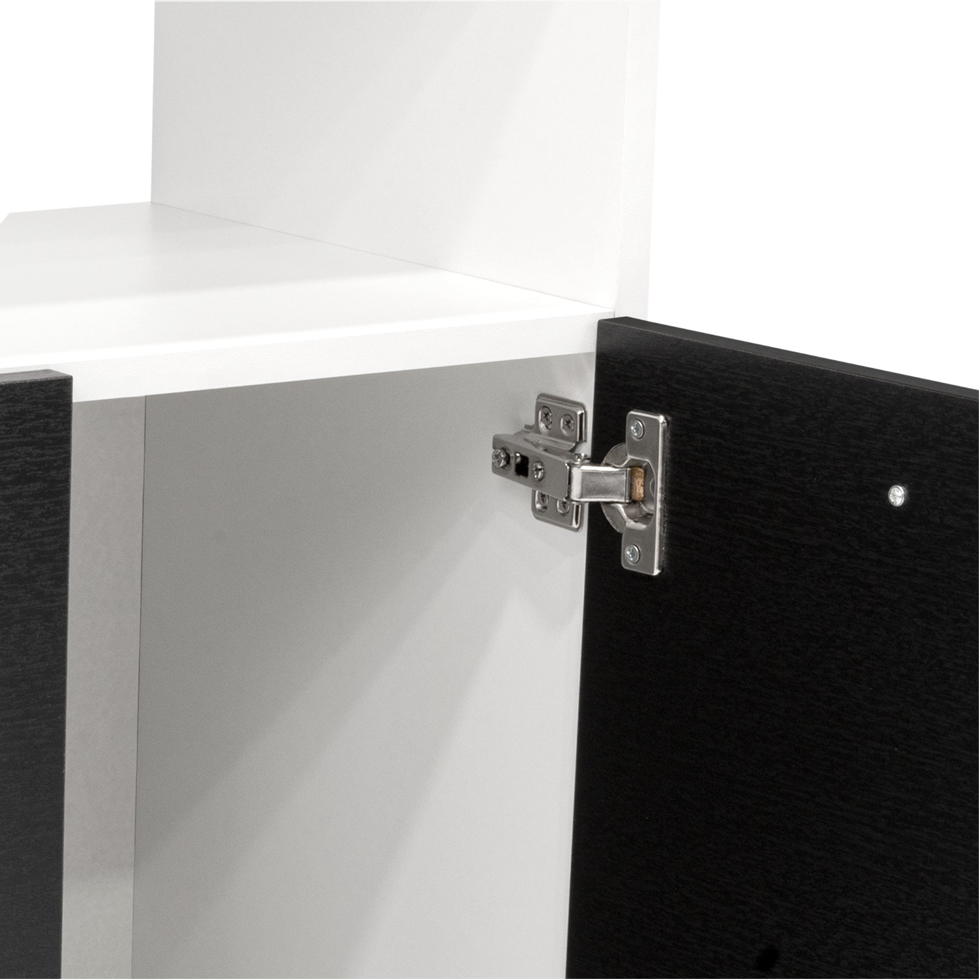 MUEBLE PARA MICROONDAS KITCHEN-54 BLANCO Y WENGUE 160X54X35 CM - 7